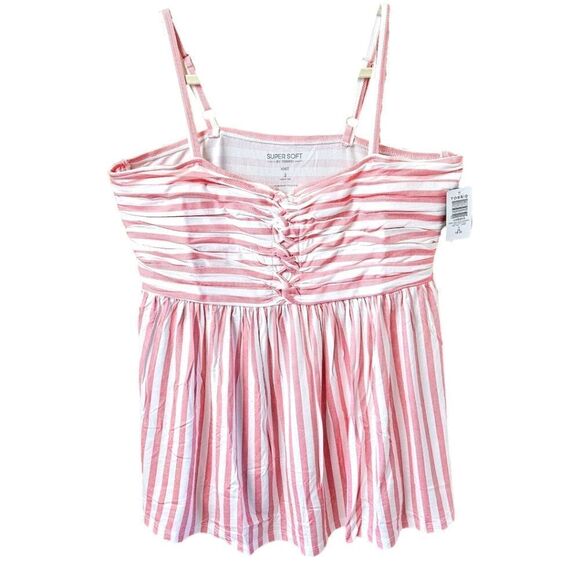 NEW TORRIDโPlus Size super Soft V-Neck Twisted Front Babydoll Tank Top 2X - Picture 2 of 14